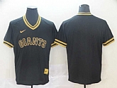 Giants Blank Black Gold Nike Cooperstown Collection Legend V Neck Jersey (1),baseball caps,new era cap wholesale,wholesale hats